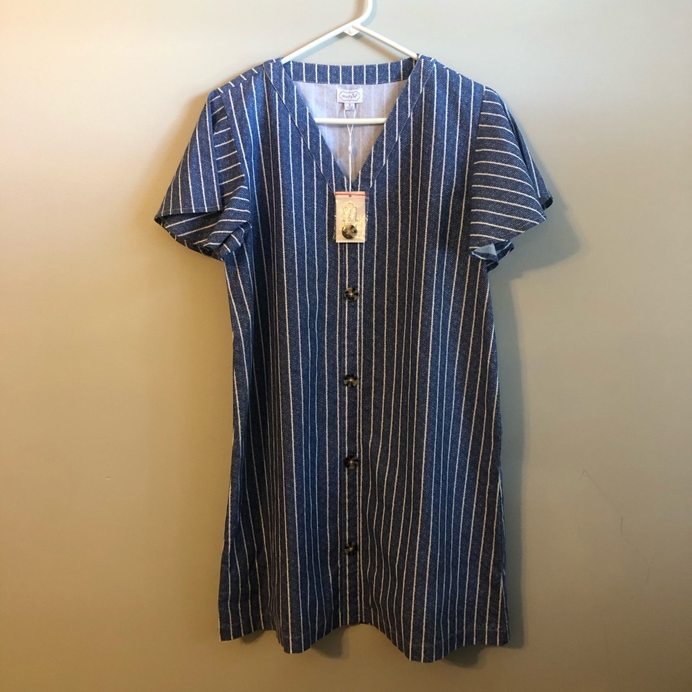 Mudpie Eva button dress